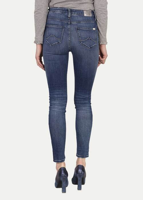Damskie Spodnie Dzinsowe Mustang Mia Jeggings Denim Blue - 1008123-5000-782
