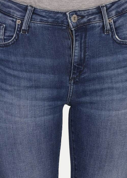 Damskie Spodnie Dzinsowe Mustang Mia Jeggings Denim Blue - 1008123-5000-782