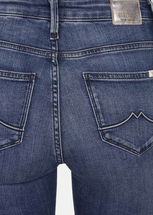 Damskie Spodnie Dzinsowe Mustang Mia Jeggings Denim Blue - 1008123-5000-782