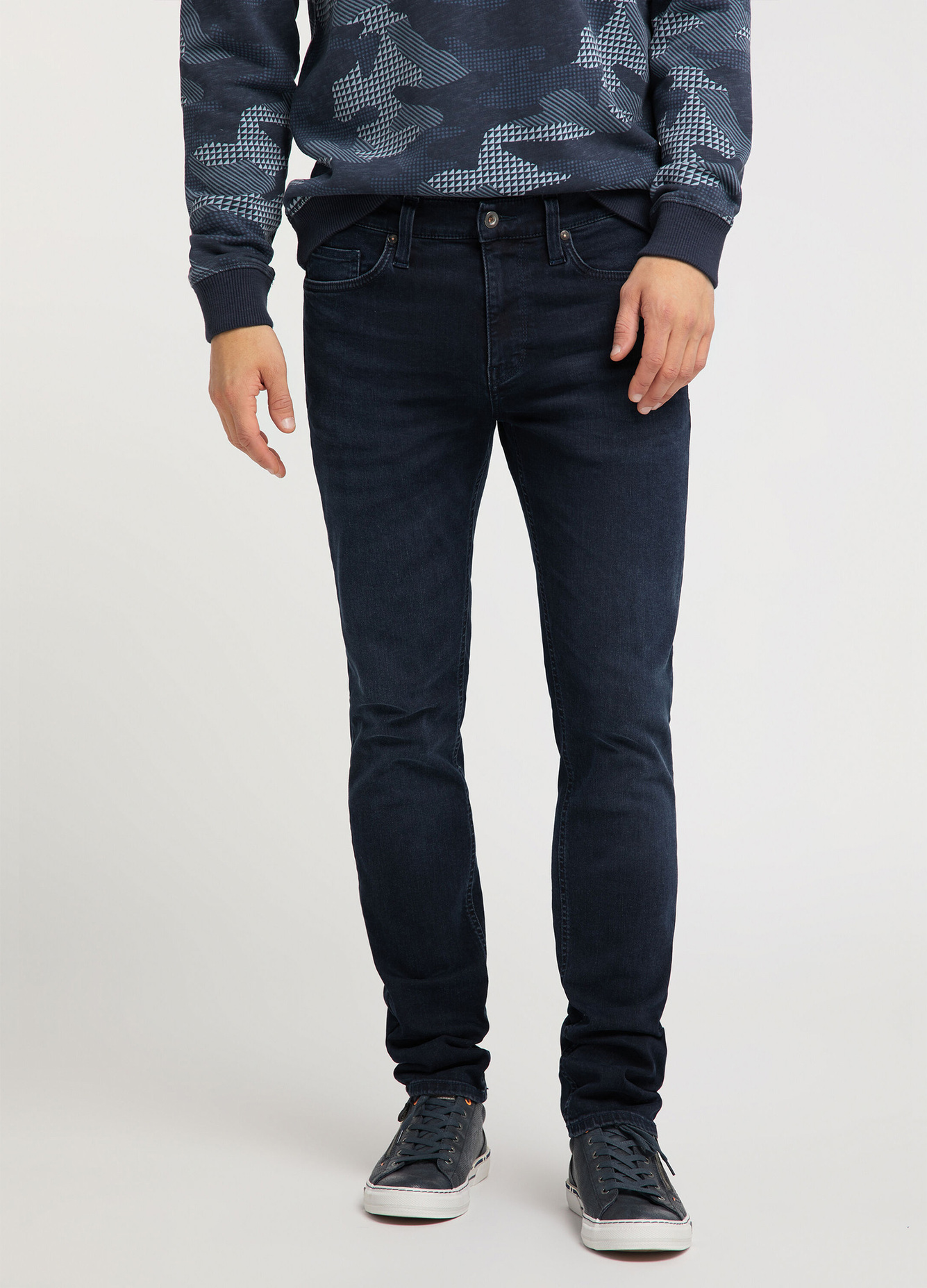 Meskie Spodnie Dzinsowe Mustang Frisco Denim Blue - 1009169-5000-903