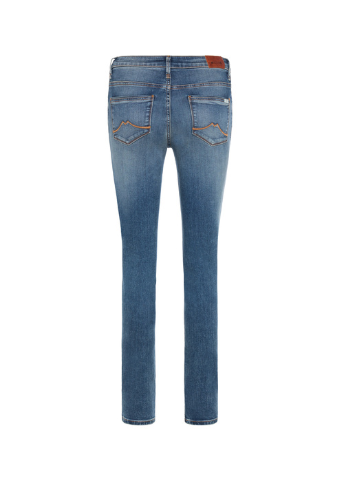 Damskie Spodnie Dzinsowe Mustang Mia Jeggings Denim Blue - 1009223-5000-674