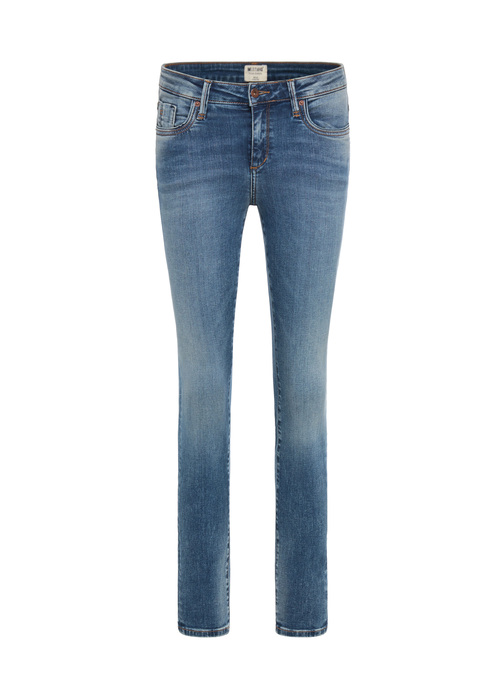 Damskie Spodnie Dzinsowe Mustang Mia Jeggings Denim Blue - 1009223-5000-674