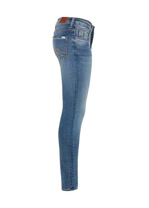 Damskie Spodnie Dzinsowe Mustang Mia Jeggings Denim Blue - 1009223-5000-674