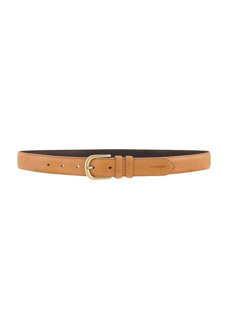 Pasek Meski Wrangler Bombato Belt Dark Cognac - 112358067