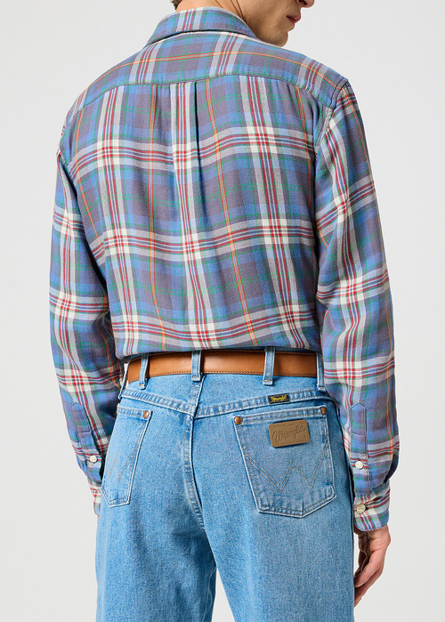 Pasek Meski Wrangler Bombato Belt Dark Cognac - 112358067