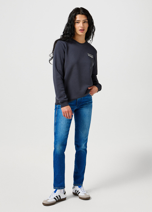 Damskie Spodnie Dzinsowe Wrangler Piper Indigo Dusk - 112356405