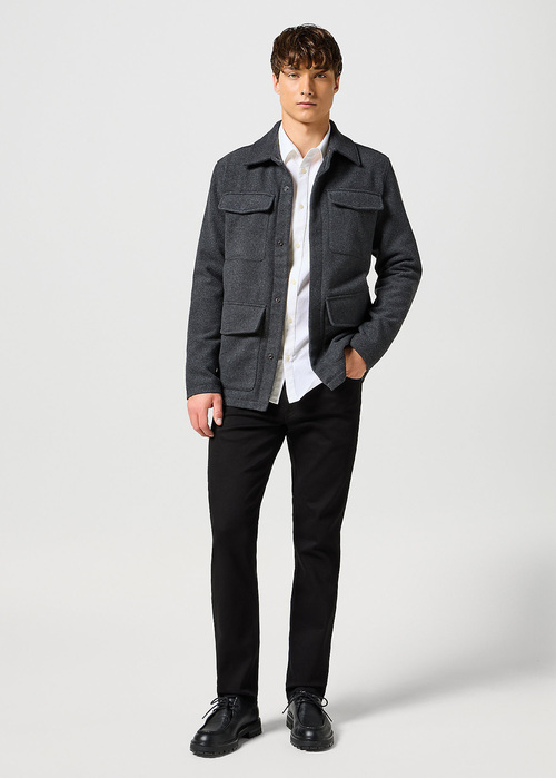 Meskie Spodnie Dzinsowe Wrangler Greensboro Deep Ink - 112357393