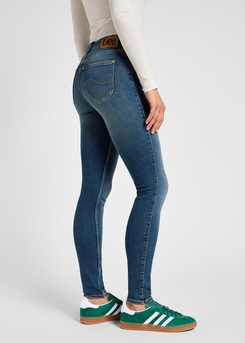 Damskie Spodnie Dzinsowe Lee Foreverfit Indigo Tea - 112355539