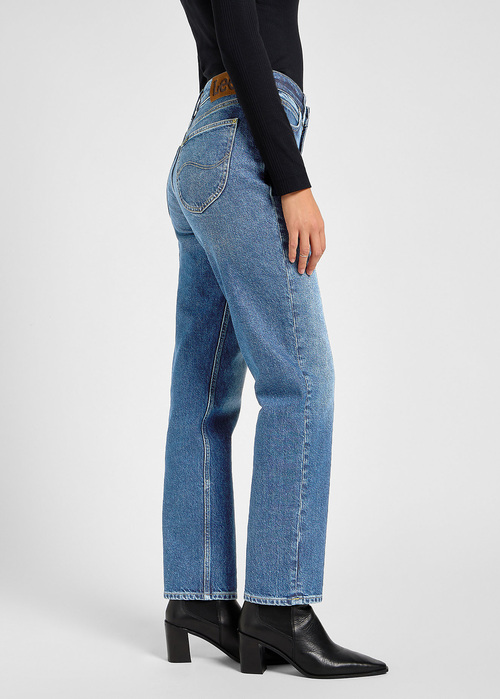 Damskie Spodnie Dzinsowe Lee Carol Classic Denim - 112354457