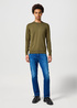 Meski Sweter Wrangler Knit Sweater Ivy Green - 112357202