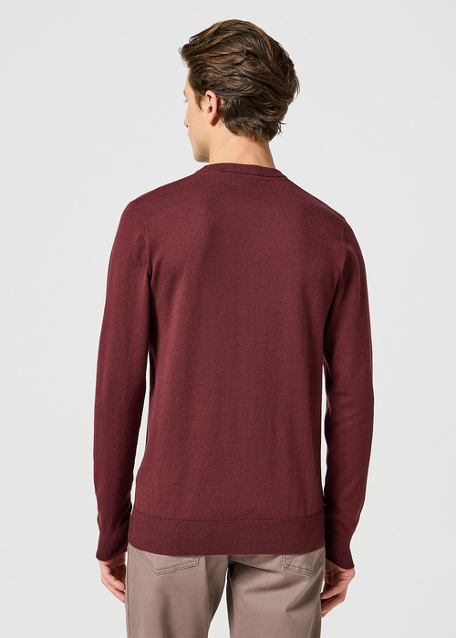 Mski Sweter Wrangler Knit Sweater Dahlia - 112357203