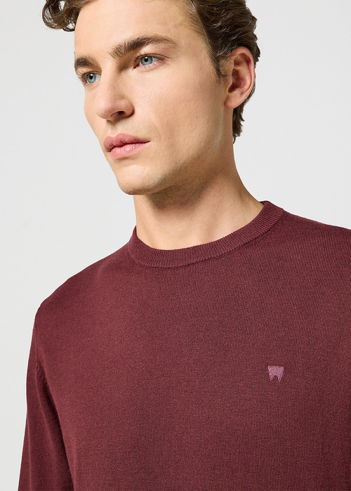 Mski Sweter Wrangler Knit Sweater Dahlia - 112357203