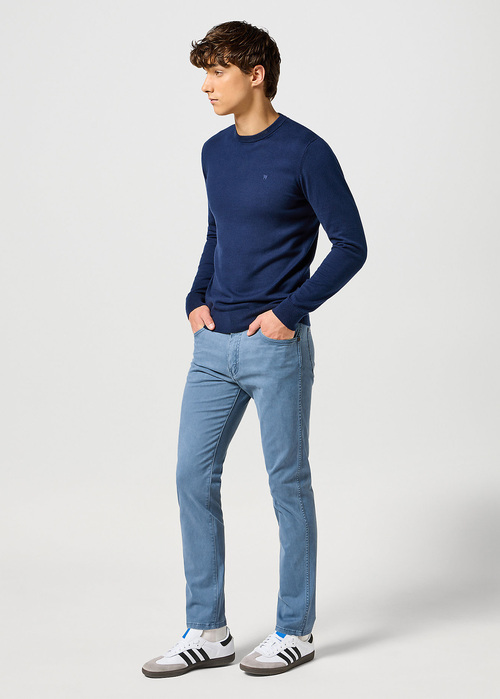 Meski Sweter Wrangler Knit Sweater Navy - 112357427