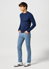 Meski Sweter Wrangler Knit Sweater Navy - 112357427