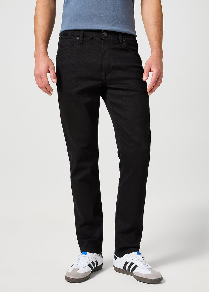 Meskie Spodnie Dzinsowe Wrangler Larston Deep Ink - 112356815