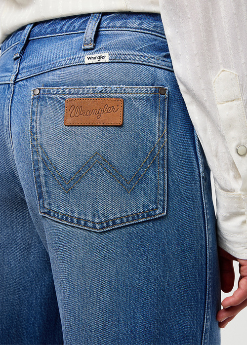 Damskie Spodnie Dzinsowe Wrangler World Wide Promise Kept - 112352301