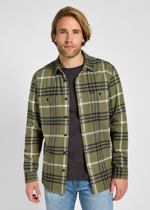 Lee Worker Shirt 20 - Mercantile Green Check 112355649 112355649
