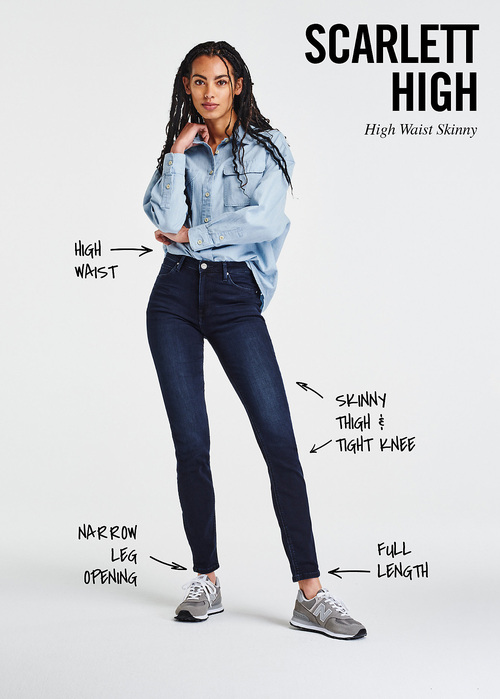 Damskie Spodnie Dzinsowe Lee Scarlett High New Lenghts - NEW-LENGHTS