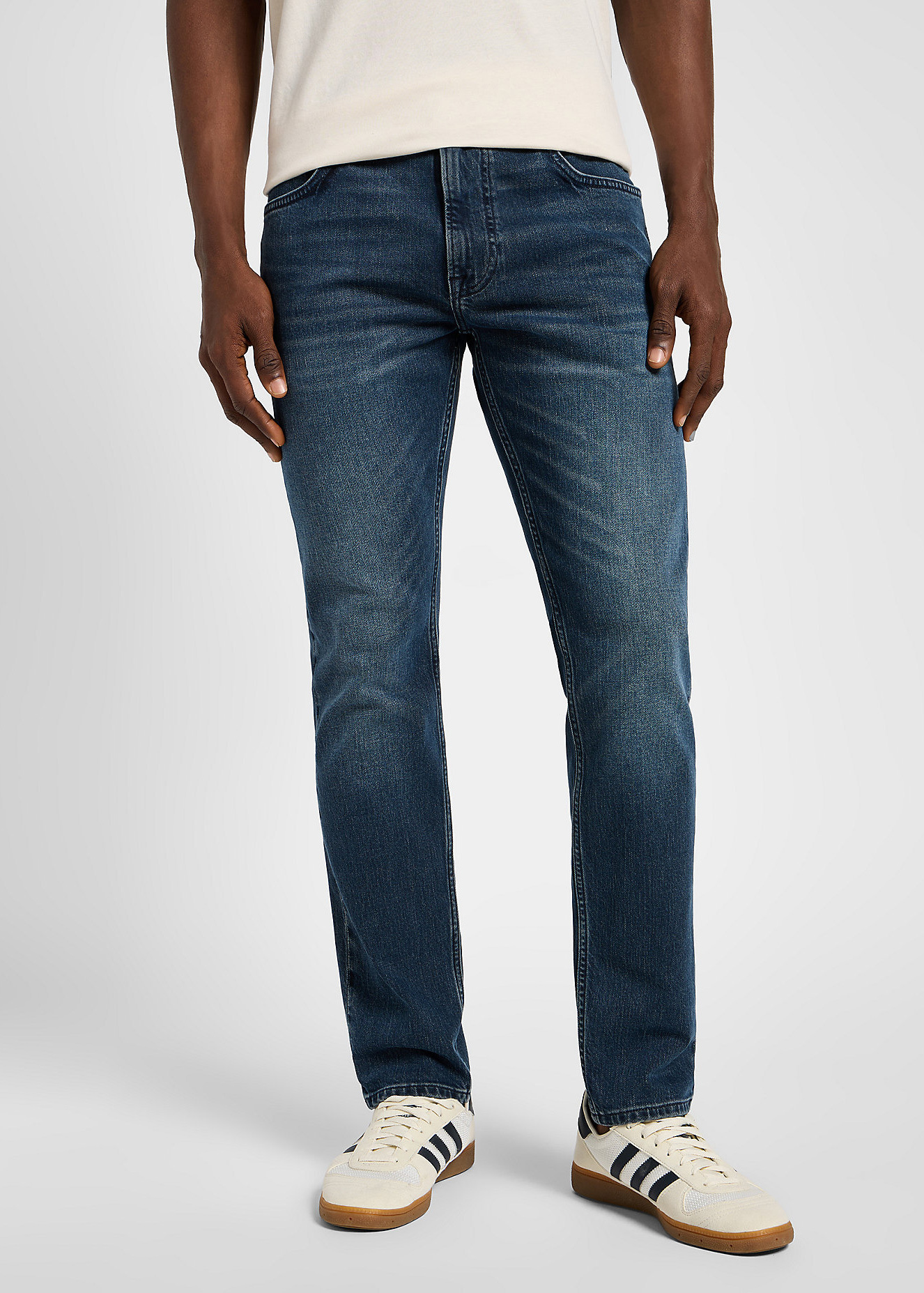 Meskie Spodnie Dzinsowe Lee Rider Holland Blue - 112355795