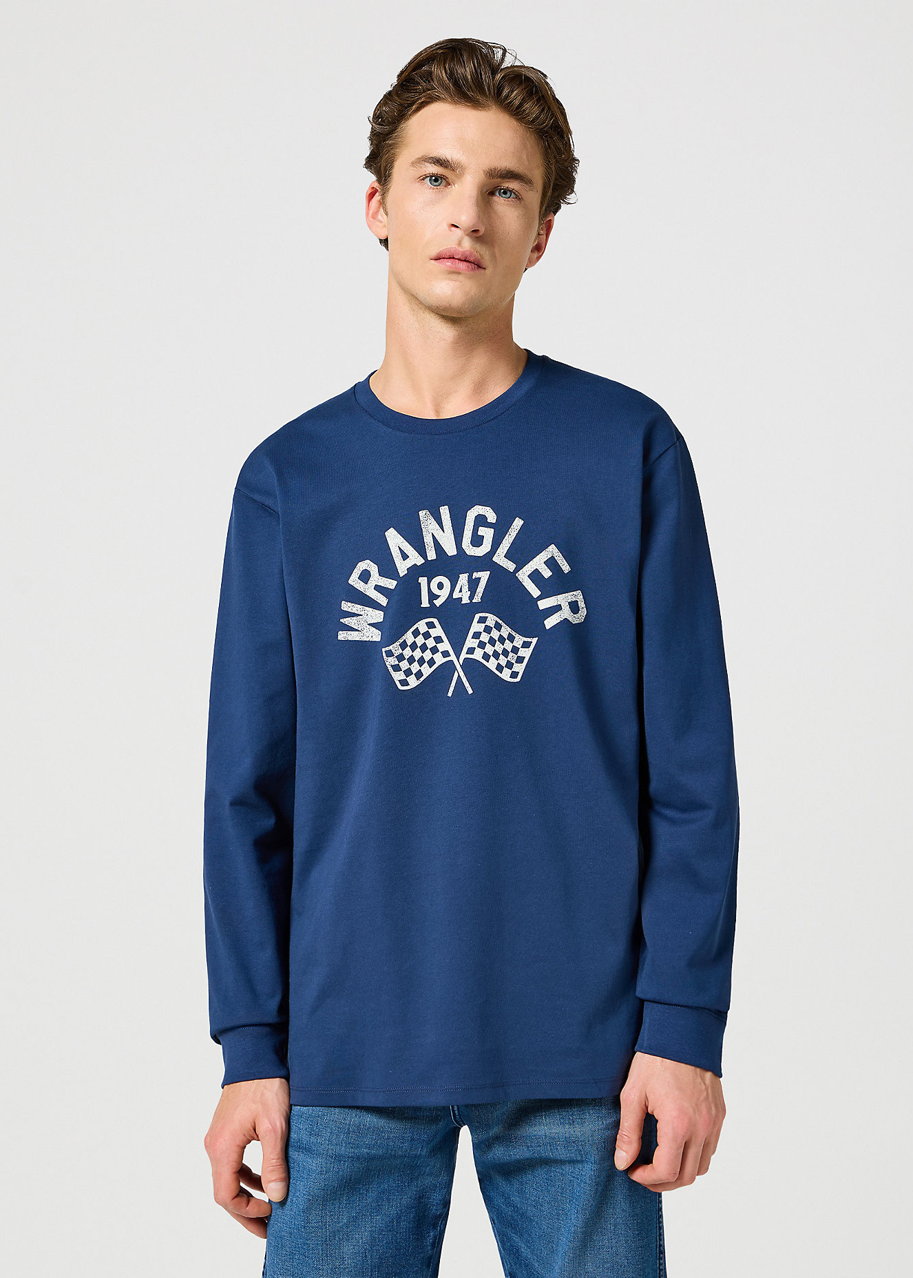 Meska Koszulka Z Dlugim Rekawem Wrangler Long Sleeve Graphic Tee - 112357447