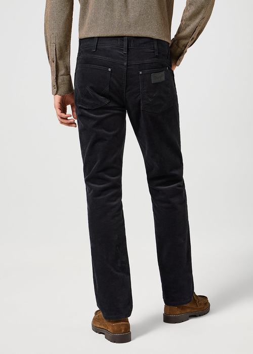 Meskie Spodnie Materialowe Wrangler Greensboro Non Denim Black - 112357406