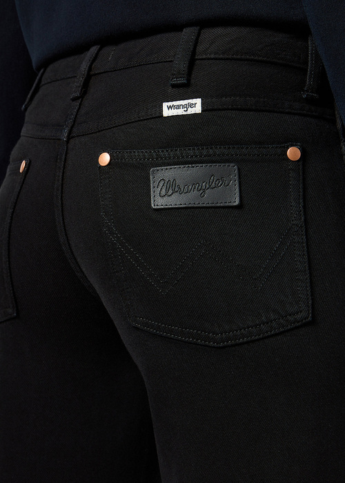 Damskie Spodnie Dinsowe Wrangler World Wide Midnight Ride - 112356420