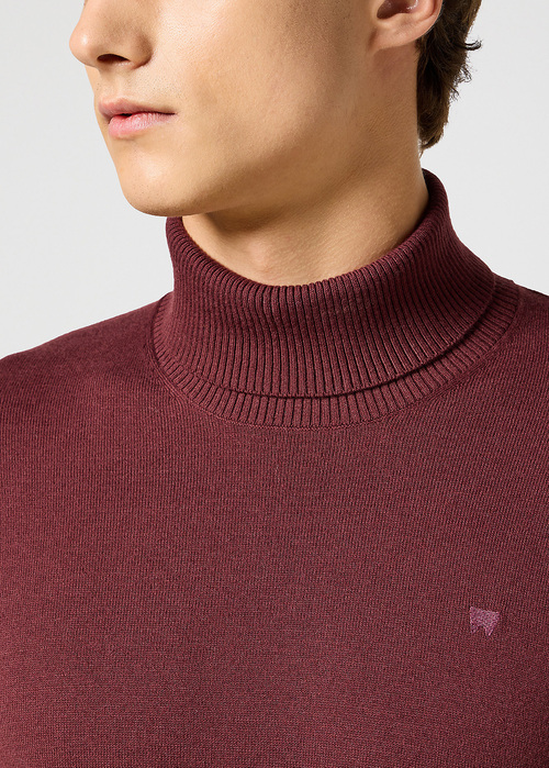 Meski Sweter Wrangler Turtleneck Dahlia - 112357295
