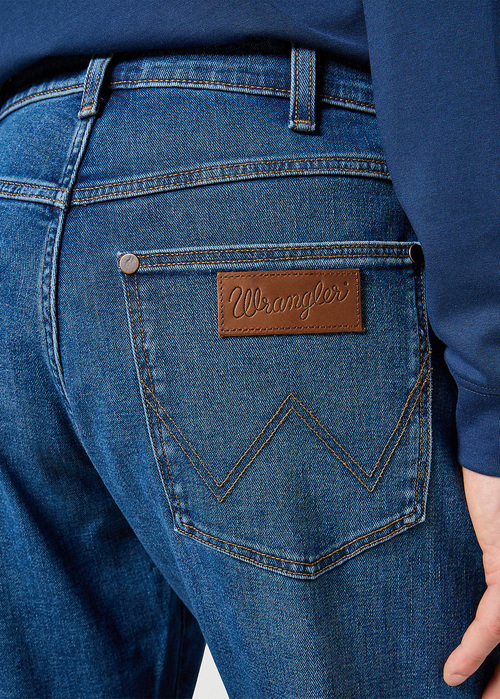 Meskie Spodnie Dzinsowe Wrangler Frontier Outlaw Indigo - 112356829