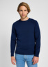 Meski Sweter Lee Clean Raglan Sweater True Navy - 112355671