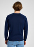 Meski Sweter Lee Clean Raglan Sweater True Navy - 112355671