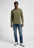 Meski Sweter Lee Clean Raglan Sweater Mercantile Green - 112355673