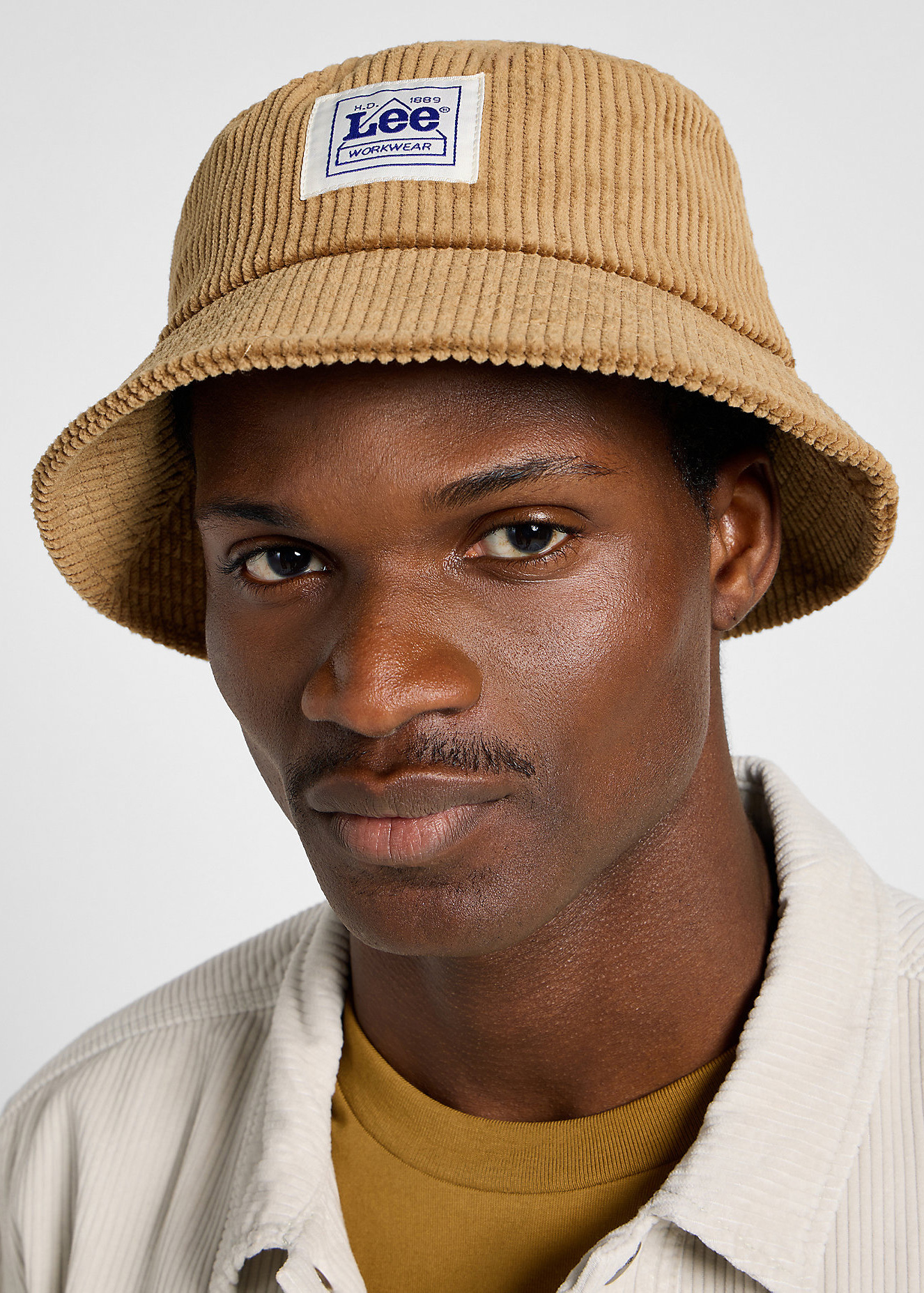 Meska Czapka Lee Cord Workwear Bucket Hat Glazed Ginger - 112358292