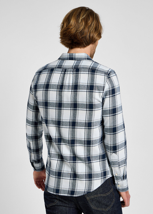 Meska Koszula Materialowe Lee Leesure Shirt Cloud Check - 112355714