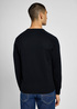 Meski Sweter Lee Clean Raglan Sweater Black - 112355670