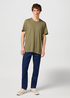 Meski T Shirt Wrangler 2 Pack Tee Dusty Olive - W7G9DHX45