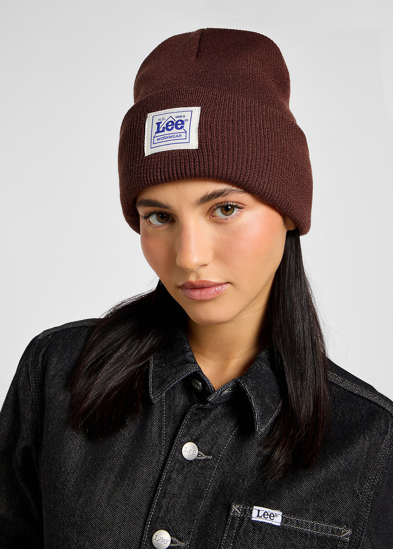 Czapka Zimowa Lee Workwear Beanie Velvet Beet - 112358298