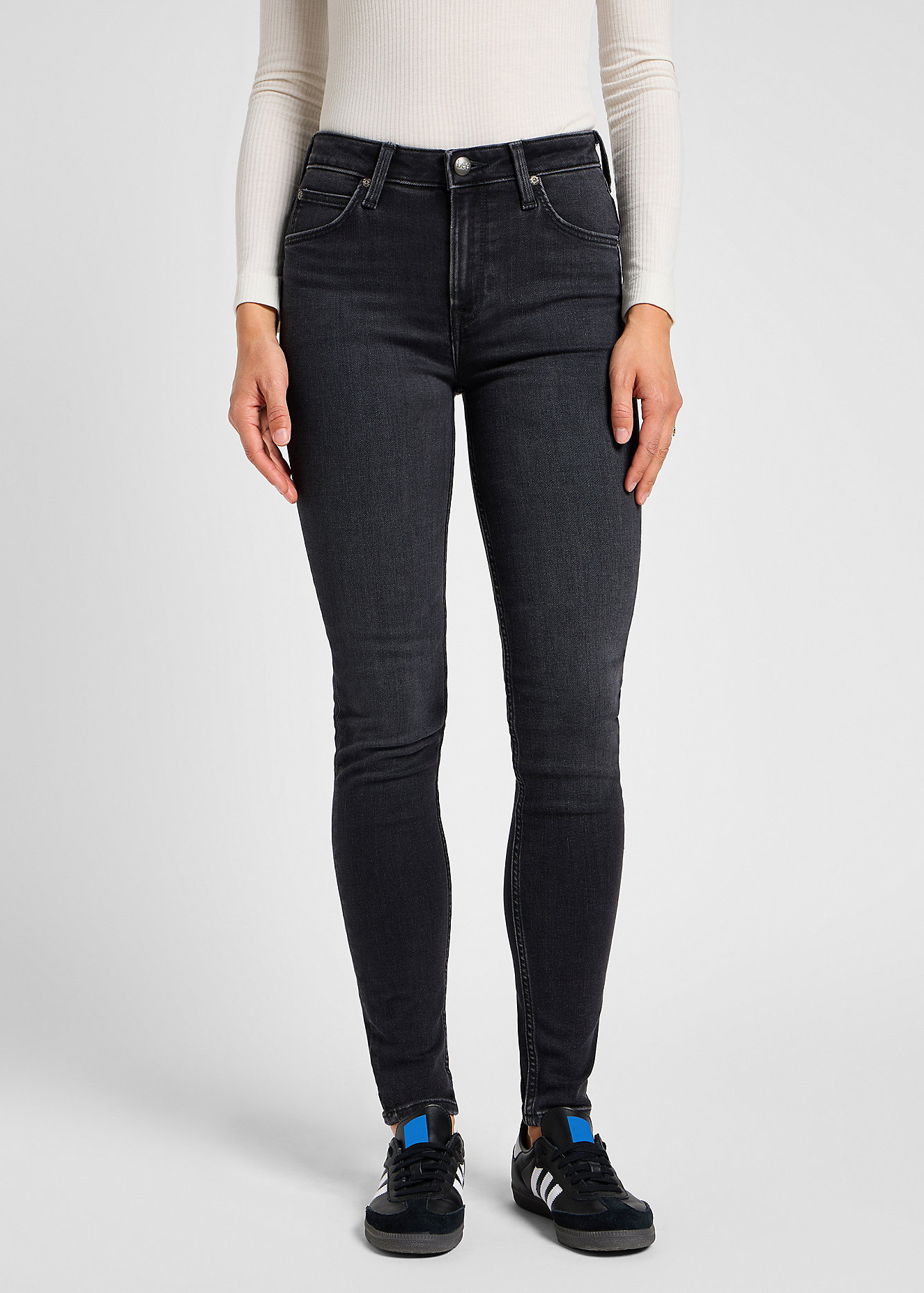 Damskie Spodnie Dzinsowe Lee Scarlett High Astral Plane - 112355535