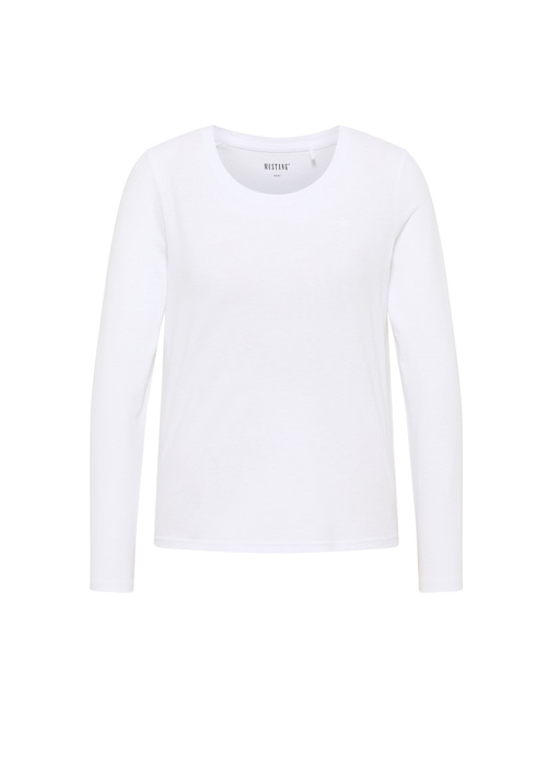 Koszulka Z Dlugim Rekawem Mustang Jeans Elly General White - 1013931-2045