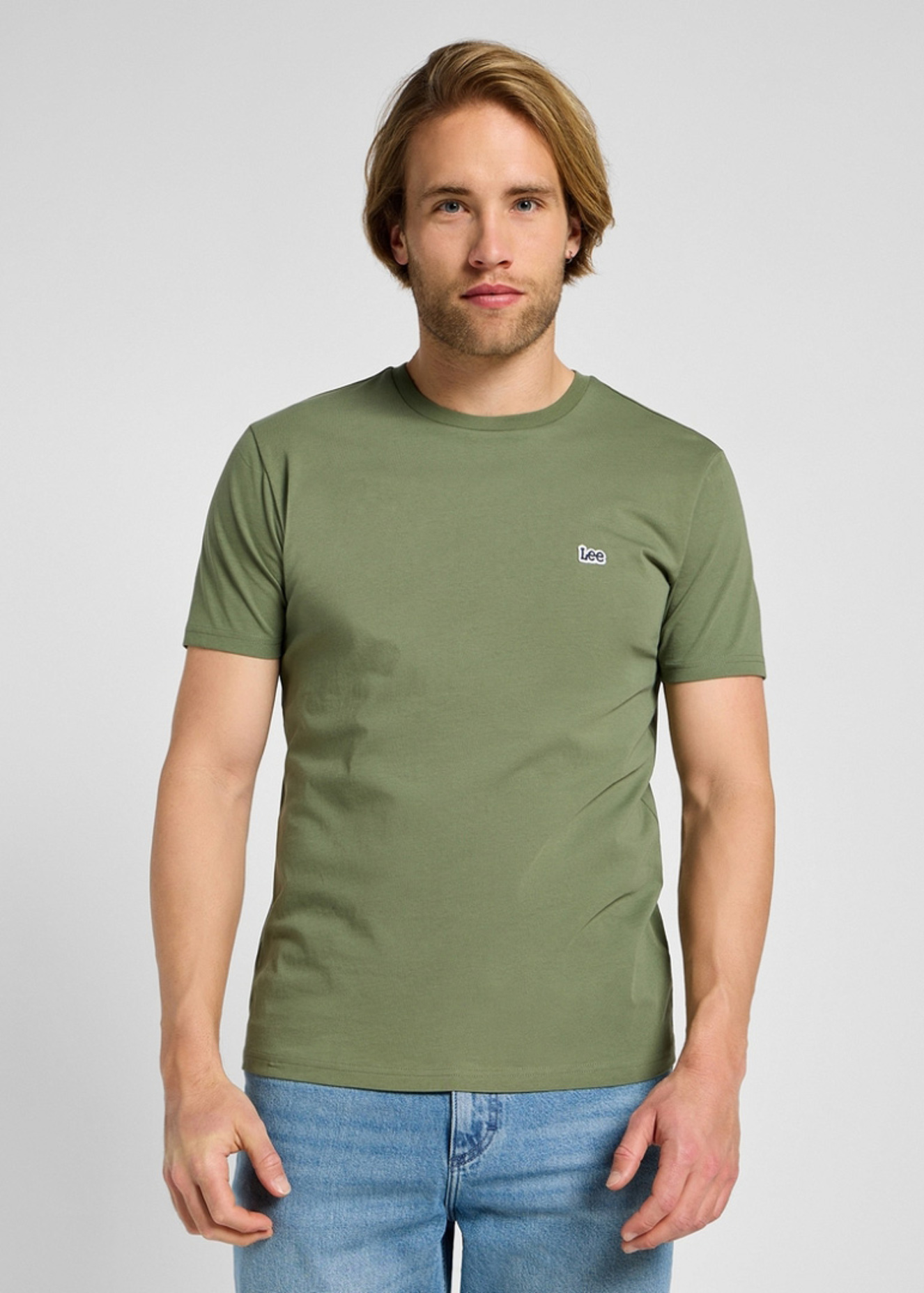 Meski T Shirt Lee Short Sleeve Logo Tee - 112355586