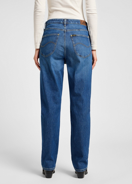 Damskie Spodnie Dinsowe Lee Carol Mid Stream - 112355542