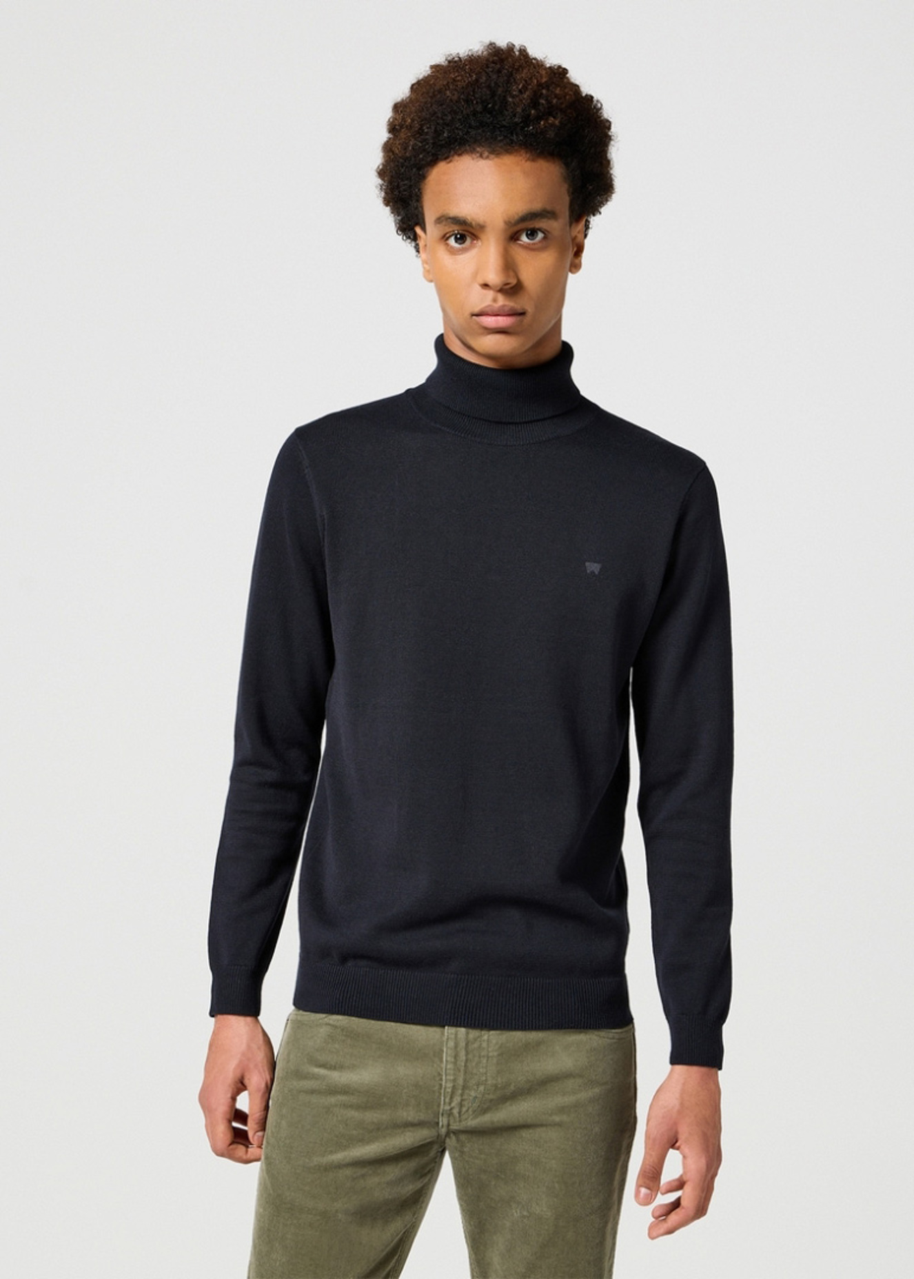 Meski Sweter Wrangler Turtleneck Black - 112356772