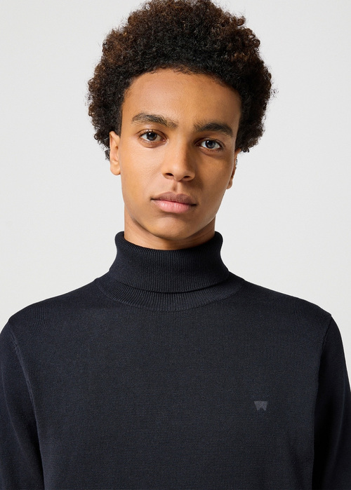 Meski Sweter Wrangler Turtleneck Black - 112356772