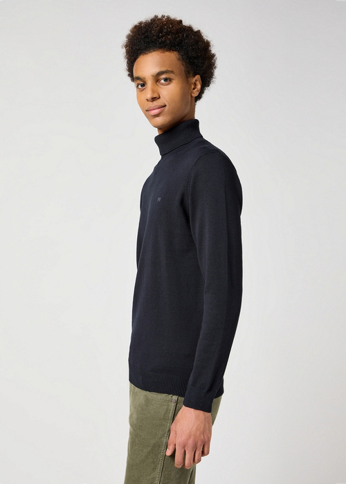 Meski Sweter Wrangler Turtleneck Black - 112356772