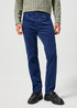 Meskie Spodnie Materialowe Wrangler Greensboro Non Denim Navy - 112355029
