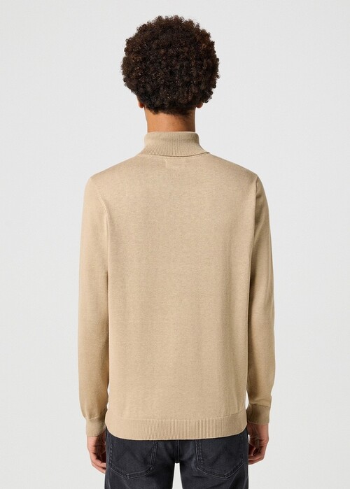 Meski Sweter Wrangler Turtleneck Chinchilla - 112356773