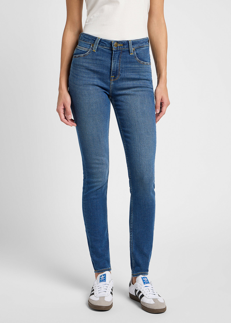 Damskie Spodnie Dzinsowe Lee Scarlett High Mid Martha - 112360026