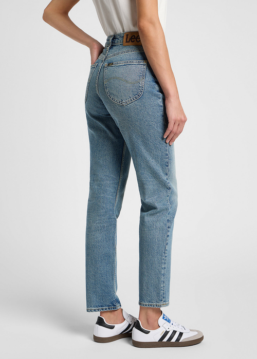 Damskie Spodnie Dzinsowe Lee Carol Nostalgia Denim - 112360027