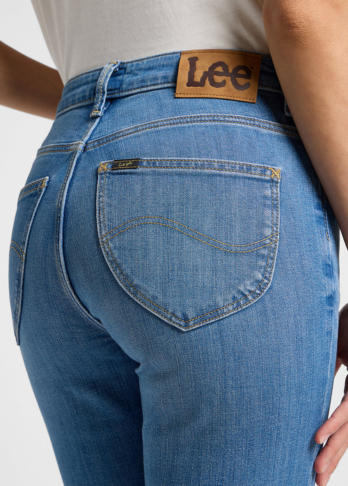 Damskie Spodnie Dzinsowe Lee Scarlett High Outer Limit - 112359639