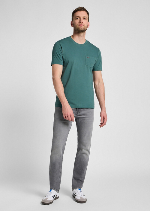 Mski T Shirt Lee Pocket Tee Evergreen - 112355581