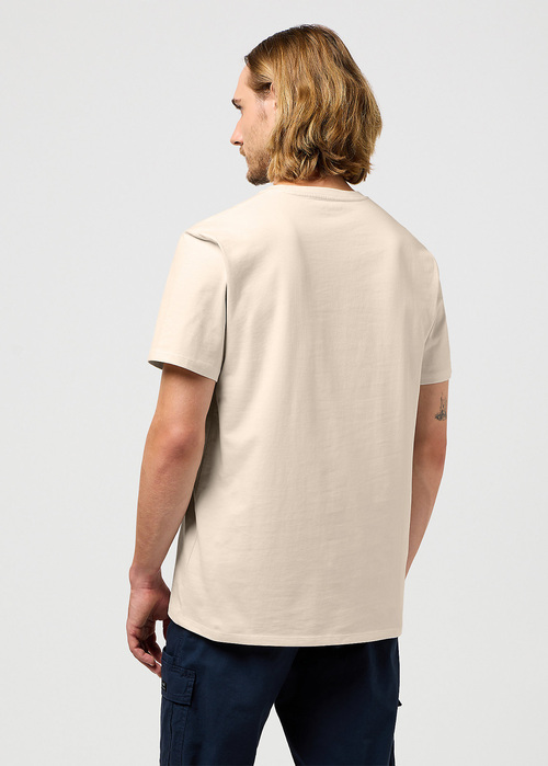 Meski T Shirt Wrangler Americana Tee Vintage White - 112357379